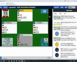 Watching BBO vugraph