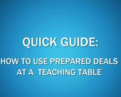 How to use prepared deals at a teaching table on BBO How to use prepared deals at a teaching table on BBO